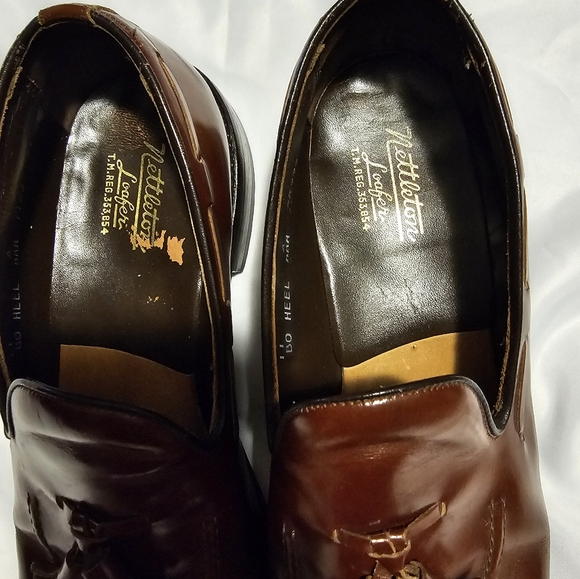 Nettleton Loafer Men's Brown Leather Loafers Shoes Slip ons Size 11 - Picture 4 of 5